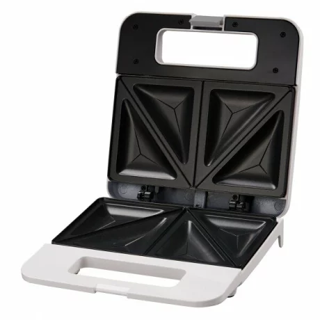 Prajitor de paine tip Sandwich maker Esperanza Parmigiano, EKT010W, 1000W, Alb