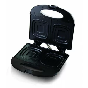 Prajitor de paine tip Sandwich maker Esperanza Pizzaiola, TKT005K, 700W, Negru