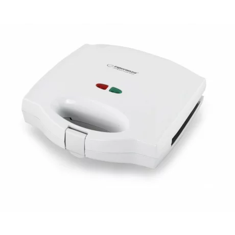 Prajitor de paine tip Sandwich Maker Esperanza Portabella, EKT006W,3 in 1, 700W, Alb