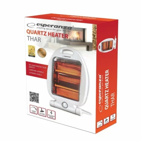 Radiator Esperanza Thar, EHH009, Quartz 400W/800W, Alb