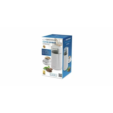 Rasnita de cafea Esperanza Espresso, EKC001W, 160W, Alba