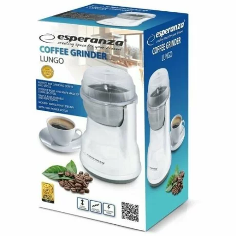 Rasnita de cafea Esperanza Lugo, EKC002W, 160W, Alb
