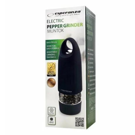 Rasnita de piper Esperanza Muntok, EKP003K, Negru