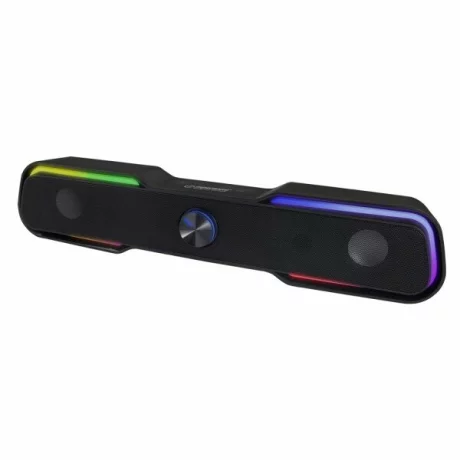 Soundbar Esperanza Apala, EGS101, 6W, Usb + 3.5 mini jack, iluminare Led