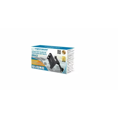 Suport auto pentru telefon/tableta Esperanza Brace, EMH133, Negru