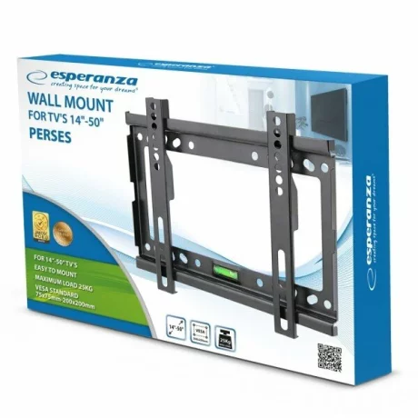 Suport Perete Esperanza Perses, ERW013, 14&quot; - 50&quot;, 25 Kg, Negru