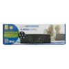 Tastatura pentru seniori Esperanza Florida, EK129, pentru seniori, 104 taste largi, Negru