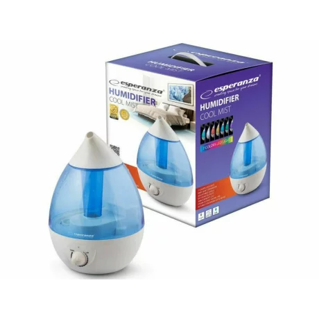 Umidificator Esperanza Cool Vapor, EHA005, 25W, 2.6l, Alb/Albastru