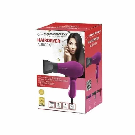 Uscator de par Esperanza Aurora, EBH003P, 750W, Roz