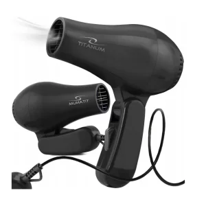 Uscator de par Esperanza Titanium, TBH003K, 750W, Negru