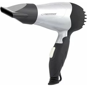 Uscator de par Esperanza Venus, EBH002S, maner pliabil, 850W, Argintiu