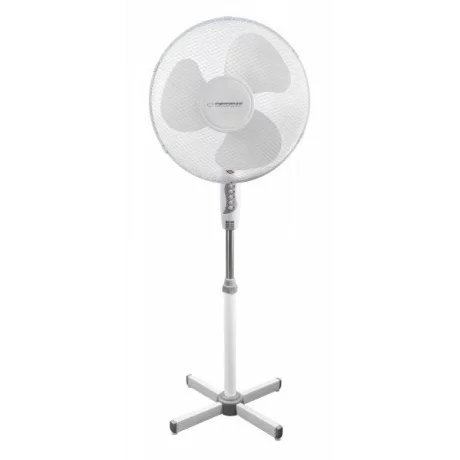 Ventilator cu picior Esperanza Hurricane, EHF001WW, diametru 40cm, 50W, Alb