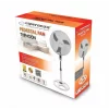 Ventilator cu picior Esperanza Typhoon, EHF002WE, diametru 40cm, 50W, Alb/Gri