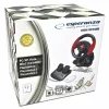 Volan cu pedale Esperanza High Octane, EG103, PC/PSX/PS2/PS3 Usb, Negru
