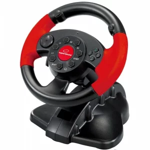 Volan cu pedale Esperanza High Octane, EG103, PC/PSX/PS2/PS3 Usb, Negru