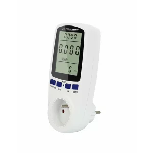Aparat de masura si control Esperanza Orbit, ELA103, LCD 3&quot;, masoara V, A, W kWh, 3680W, Alb