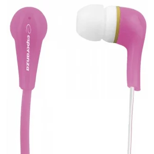 Casti stereo Esperanza Lollipop, EH146P, Roz