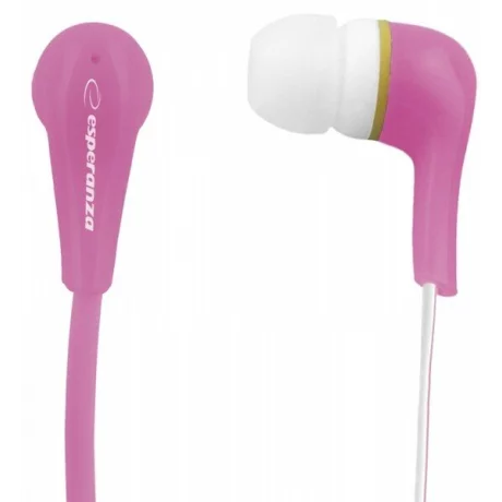 Casti stereo Esperanza Lollipop, EH146P, Roz