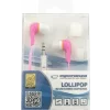 Casti stereo Esperanza Lollipop, EH146P, Roz