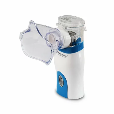 Inhalator/Nebulizator Esperanza Mist, ECN005, 1.5W, USB, capacitate 6ml, Alb/Albastru