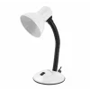 Lampa de birou E27 Esperanza Arcturus, ELD107W, cu brat flexibil, 12W, Alb