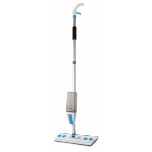 Mop cu spray Esperanza Perfect Clean 003, EHS003, 126cm, cap mobil, microfibra, rezervor 600ml, Alb