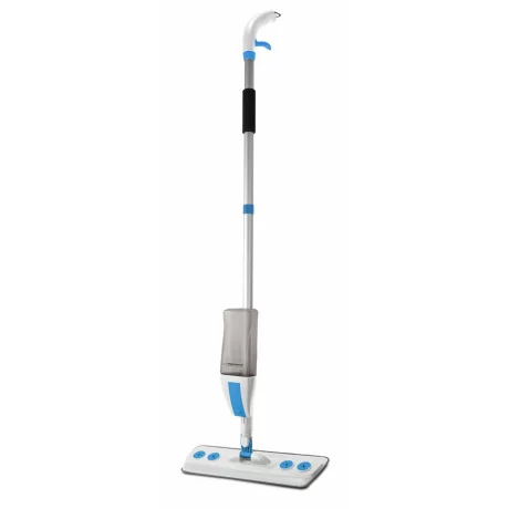 Mop cu spray Esperanza Perfect Clean 003, EHS003, 126cm, cap mobil, microfibra, rezervor 600ml, Alb
