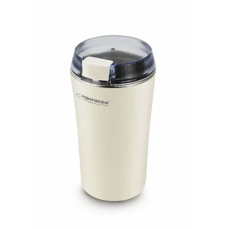 Rasnita de cafea ESPERANZA Ristretto, EKC008K, inox, Alb