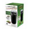 Rasnita de cafea ESPERANZA Ristretto, EKC008K, inox, Negru