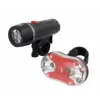 Set lanterna si stop bicicleta, Esperanza EOT015, LED, impermeabil, model universal, Negru