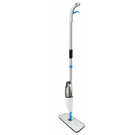 Mop Esperanza Perfect Clean 002, EHS002, 118cm, cap mobil, microfibra, rezervor 350ml, Alb