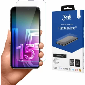 Folie de protectie 3mk FlexibleGlass pentru iPhone 15 Pro Max