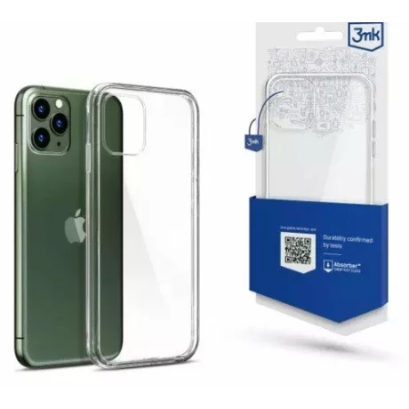 Husa de protectie 3mk Clear Case pentru iPhone 11 Pro, Transparenta