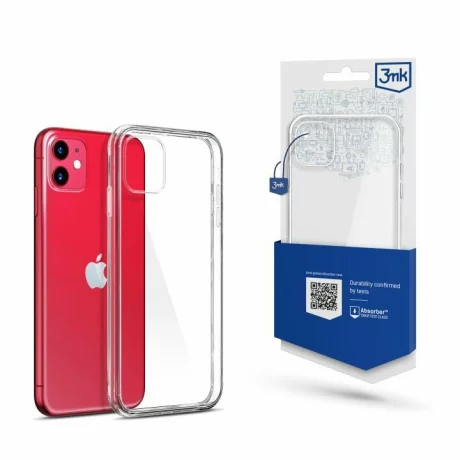 Husa de protectie 3mk Clear Case pentru iPhone 11, Transparenta