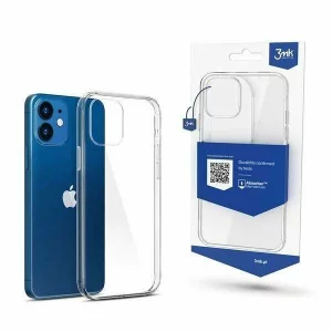Husa de protectie 3mk Clear Case pentru iPhone 12 mini, Transparenta