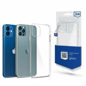 Husa de protectie 3mk Clear Case pentru iPhone 12/12 Pro, Transparenta