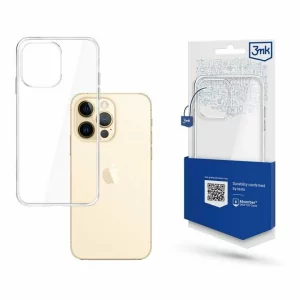 Husa de protectie 3mk Clear Case pentru iPhone 13 Pro, Transparenta