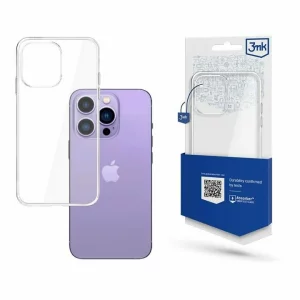 Husa de protectie 3mk Clear Case pentru iPhone 14 Pro Max, Transparenta