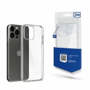 Husa de protectie 3mk Clear Case pentru iPhone 15 Pro Max, Transparent