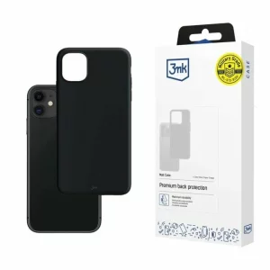 Husa de protectie 3mk Matt Case pentru iPhone 11, Neagra