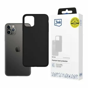 Husa de protectie 3mk Matt Case pentru iPhone 11 Pro Max, Neagra