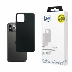 Husa de protectie 3mk Matt Case pentru iPhone 11 Pro, Neagra