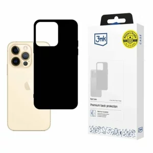 Husa de protectie 3mk Matt Case pentru iPhone 13 Pro, Neagra