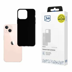 Husa de protectie 3mk Matt Case pentru iPhone 14, Neagra