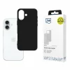 Husa de protectie 3mk Matt Case pentru iPhone 16 Plus, Negru