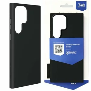 Husa de protectie 3mk Matt Case pentru Samsung Galaxy S23 Ultra, Negru