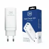 Incarcator Retea 3mk, HyperCharger, GaN, Quick Charge, 65W, 1 X USB - 2 x USB Type-C, Alb