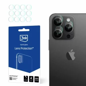 Folie de protectie camera 3mk Lens Protection pentru iPhone 15 Pro
