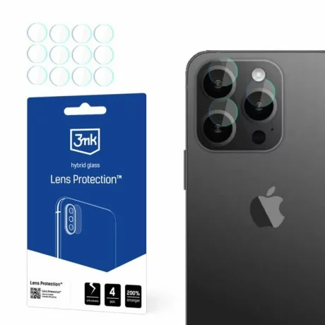 Folie de protectie camera 3mk Lens Protection pentru iPhone 15 Pro Max