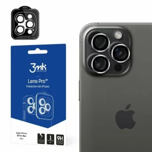 Folie de protectie camera 3mk Lens Protection Pro Silver pentru iPhone 15 Pro Max